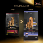 Ração Pro Plan Cães Adultos Raças Médias Complete 12 kg Nestlé Purina