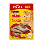 Alimento Úmido Sachê Friskies Sensações para Gatos Adultos Frango Patê 85g Nestlé Purina