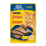 Alimento Úmido Sachê Friskies Sensações para Gatos Adultos Mar de Sabores Patê 85g Nestlé Purina