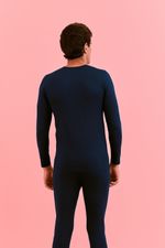 T-shirt Térmica Masculina Manga Longa Térmica Marinho
