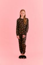 Pijama Longo Infantil em Soft Print Estampa Cereja Noir