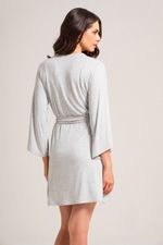 Robe Curto em Malha Viscolycra Mescla