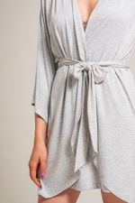 Robe Curto em Malha Viscolycra Mescla