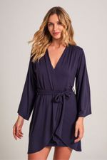 Robe Curto em Malha Viscolycra Marinho