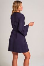 Robe Curto em Malha Viscolycra Marinho
