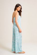 Conjunto Regata com Calça em Cetim Estampa Pucci