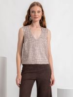 Blusa Grazi Malha Nobu Padrões