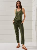 Calça Clara Malha Fria Verde