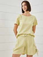 Shorts Leonor Avocado