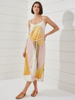 Vestido Fabi Cordão Pétalas Rosa
