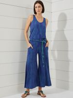 Calça Tuquinha Malha Fria Cobra D'Água Azul