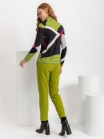 Calça Eliana Crepe Prada Verde Cardamomo