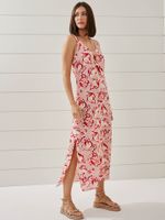Vestido Gaia Sons do Oceano Rosa