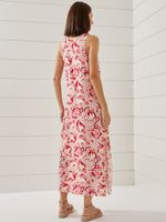 Vestido Gaia Sons do Oceano Rosa