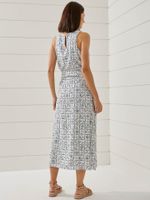 Vestido Fabia Conchas Azuis 