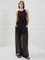 Calça Brigitte Chiffon Preto