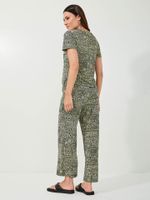 Calça Alicia Malha Fria Jardim Secreto