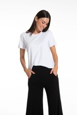 Camiseta Dijon Malha Age Off White