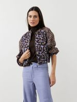 Jaqueta Irene Malha Cozy Animal De Poder Maxi