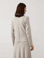 Blazer Vanilla Malha Boucle Estopa