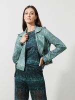 Jaqueta Florence Malha Nobu Mistério Verde 