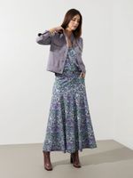 Jaqueta Ana Bella Malha Nobu Cinza