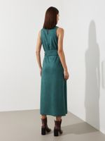 Vestido Martina Malha Nobu Verde Esmeralda