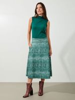 Saia Roberta Malha Nobu Mistério Verde