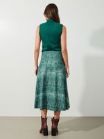 Saia Roberta Malha Nobu Mistério Verde