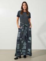 Vestido Ravena Malha Fria Patch Verde