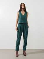 Calça Sophia Malha Nobu Verde Esmeralda 
