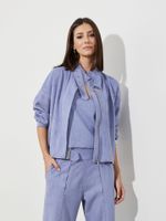 Jaqueta Londres Malha Nobu Blue Jeans 