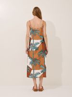 Vestido Fabi Trópicos Azuis