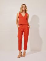 Blusa Grazy Malha Shape urucum