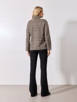 Calça Mari Longa Malha Boucle Preto