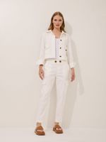 Calça Hebe Cotton Alfa Off White