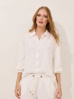 Camisa Soraia Linho Olimpia Off White