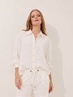 Camisa Soraia Linho Olimpia Off White