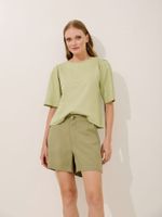 Shorts Leila Twill Bari Verde Seiva