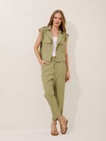 Calça Leila Twill Bari Verde Seiva