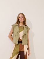 Colete Tina Twill Bari Verde Seiva 
