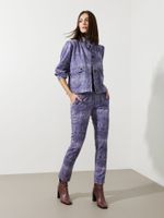 Calça Mari Malha Nobu Mistério Roxo