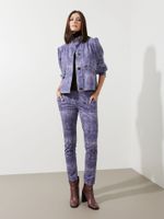 Calça Mari Malha Nobu Mistério Roxo