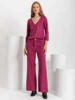 Calça Pantalona Malha Nobu Magenta