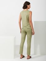 Calça Mari Com Faixa Malha Nobu Oliva