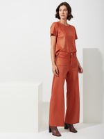Calça Pantalona Malha Nobu Terra Firme