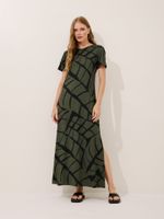 Vestido Renata Malha Fria Orgânica Maxi