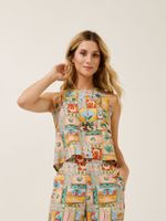 Blusa Najla Mosaico De Aventuras 