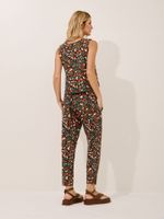 Calça Bicolor Malha Fria Selva Retrô Verde