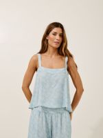Blusa Paula Aurora Azul 